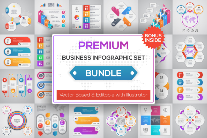 premium-business-infographic-set-bundle