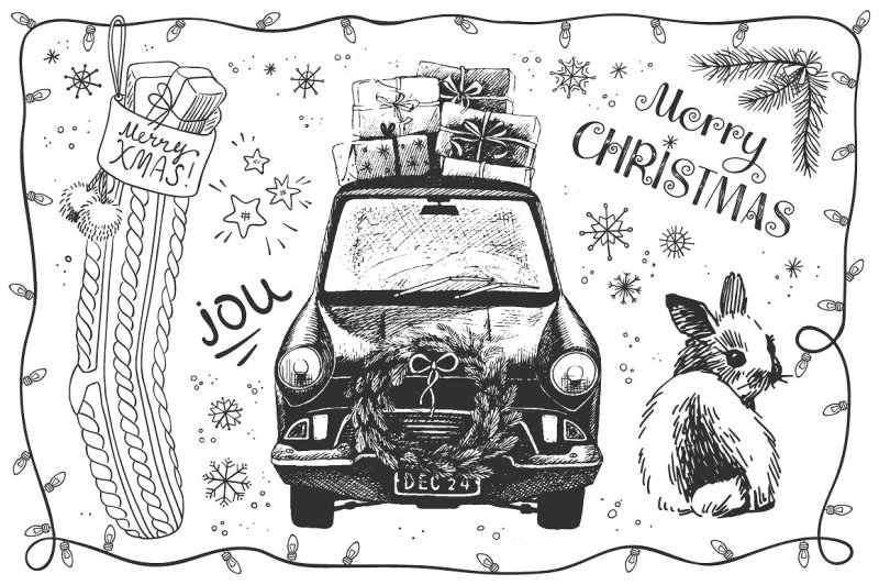 merry-christmas-illustrations-vector