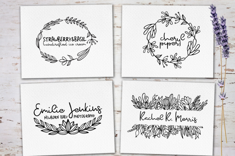 rosemary-and-lavender-font-duo-logos