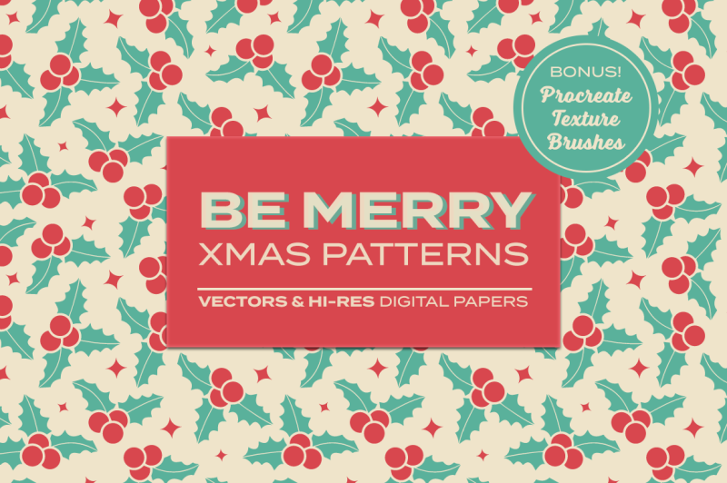 be-merry-christmas-patterns