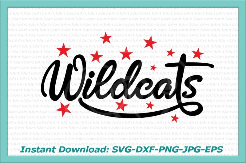 wildcats-svg-file-stars-svg-wildcats-iron-on-wildcats-printable-cats-svg-cutting-file-silhouette-wildcats-print-dxf-digital-jpeg