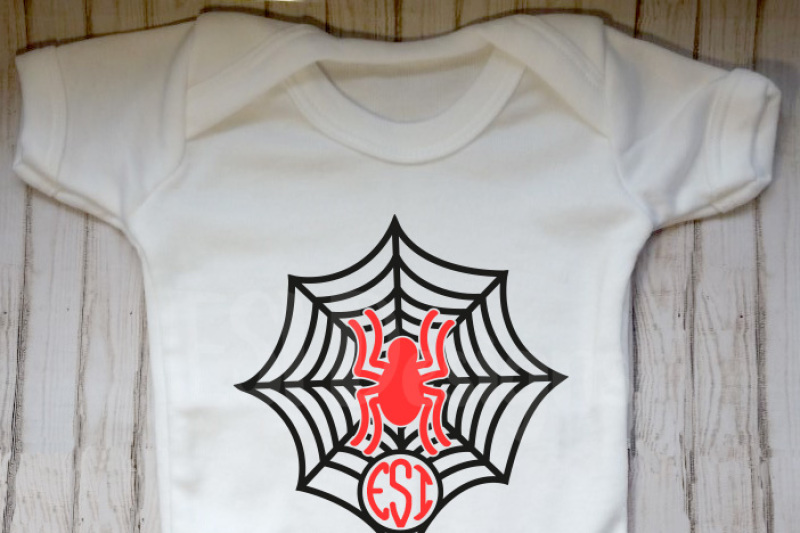 Spider And Spider Web Monogram Designs Set Svg Dxf Eps Png By Esi Designs Thehungryjpeg Com