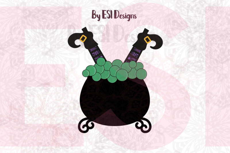 witch-in-cauldron-eps-png-dxf-svg