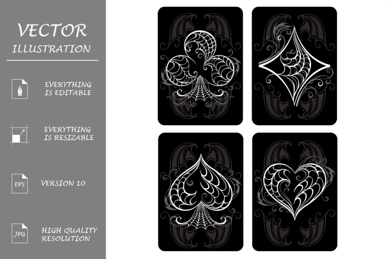 black-playing-cards