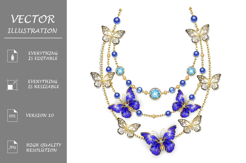 necklace-with-sapphire-butterflies