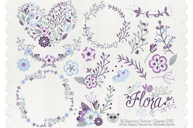 flower-clipart-and-vector-ndash-flora-01-ndash-purple-amp-light-blue-flower-floral-wreaths-bouquets