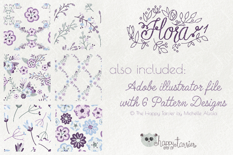 flower-digital-papers-and-seamless-pattern-designs-ndash-flora-01-ndash-purple-pink-and-light-blue-flower-floral-patterns-backgrounds