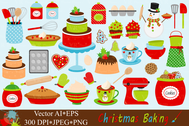 christmas-baking-clipart-vector