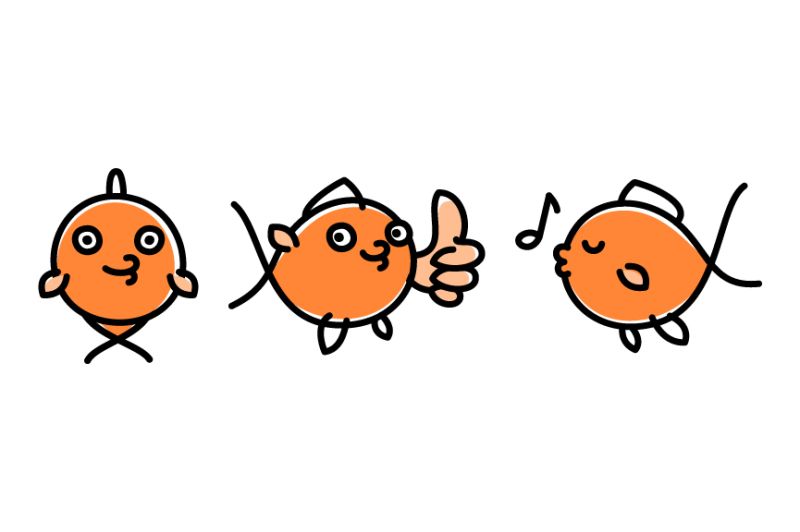 goldfish-character-design
