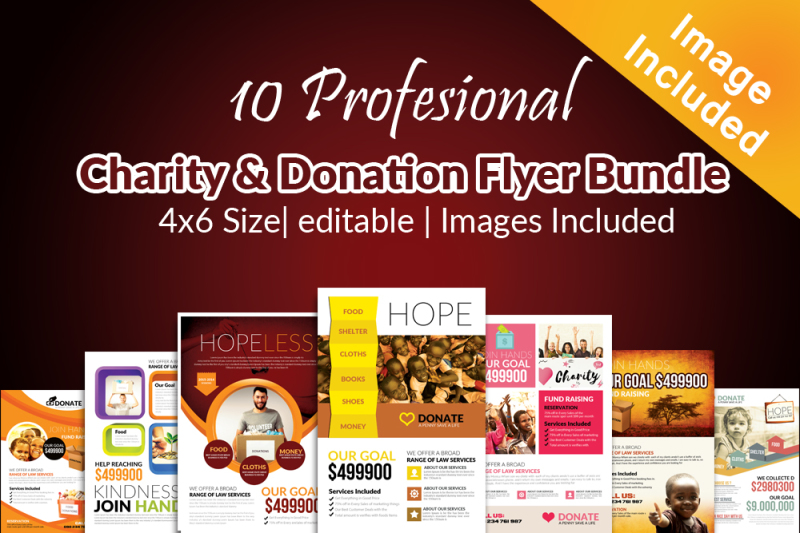 10-fundraising-flyer-bundle