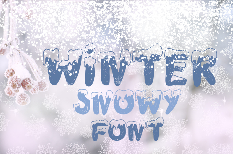 snowy-display-font