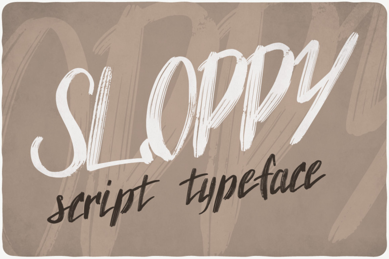 sloppy-handcrafted-font