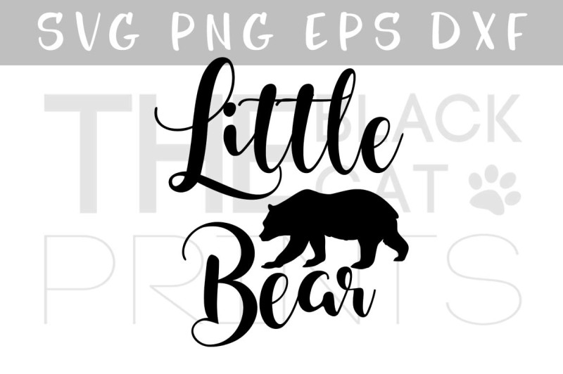 little-bear-svg-dxf-png-eps