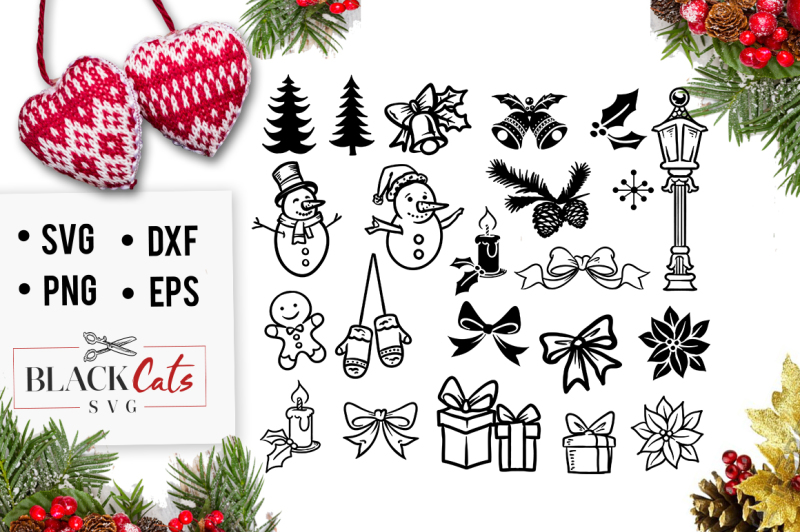 Download Christmas SVG pack cutting files By BlackCatsSVG ...