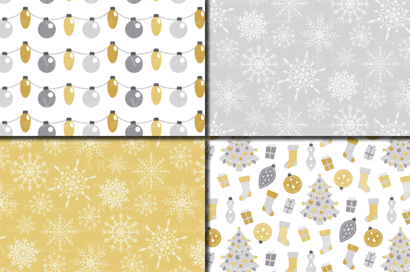 gold-and-silver-christmas-digital-paper