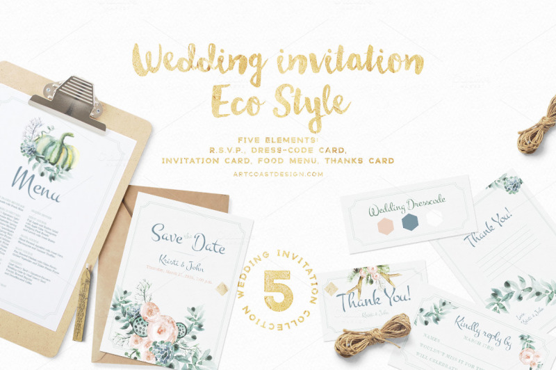 wedding-invitation-eco-style