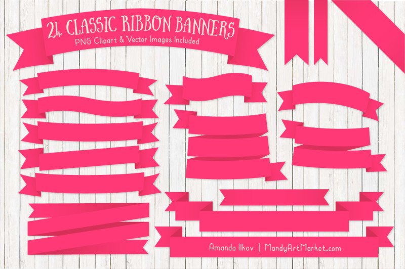 classic-ribbon-banner-clipart-in-hot-pink
