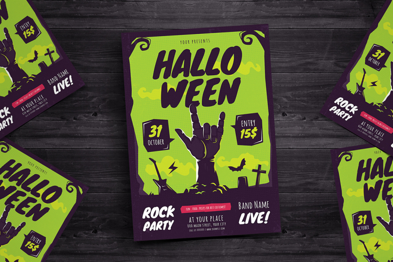 halloween-rock-event-flyer