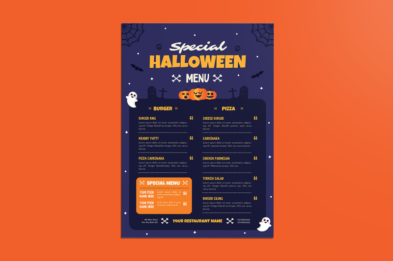 special-halloween-menus