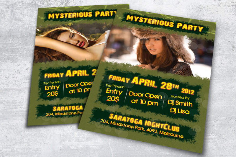grunge-party-flyer