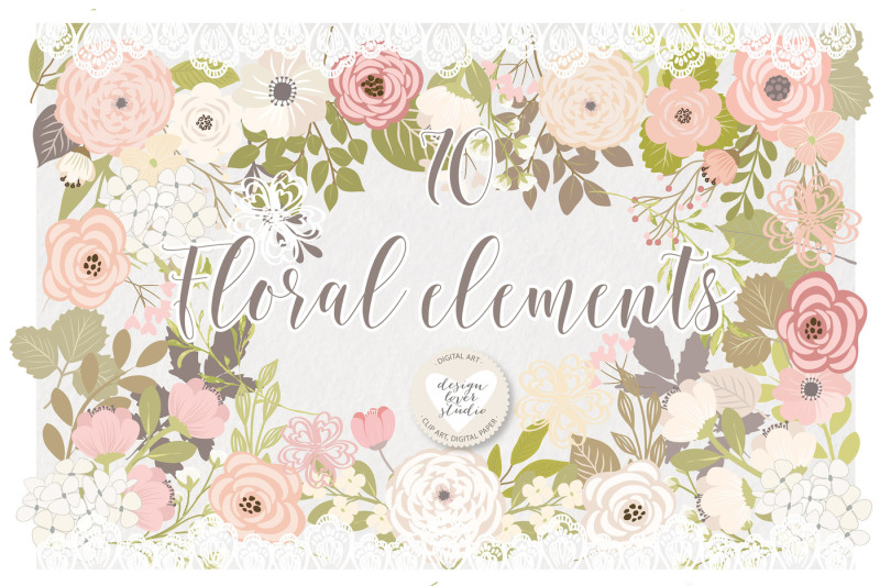 premium-rustic-wedding-clipart-shabby-chic-clipart-hand-drawn-clipart-wedding-clipart-flower-clipart-vector-flower