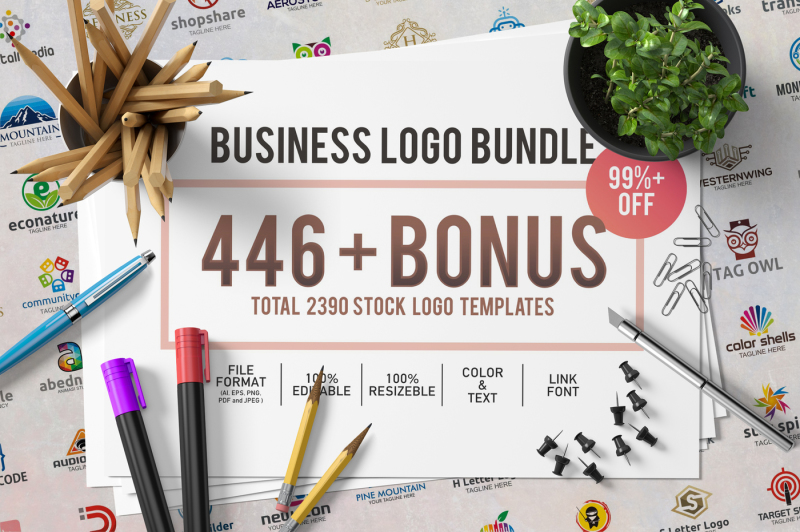 446-business-logo-bundle-99-percent-off