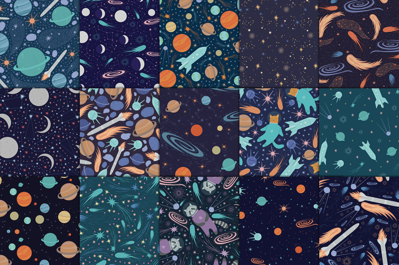 space-dreams-patterns-collection