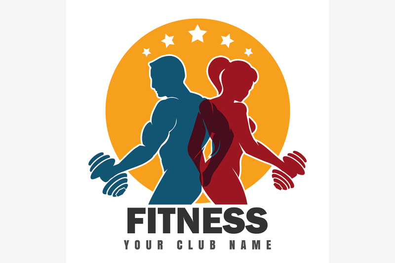 fitness-club-emblem-with-training-bodybuilders