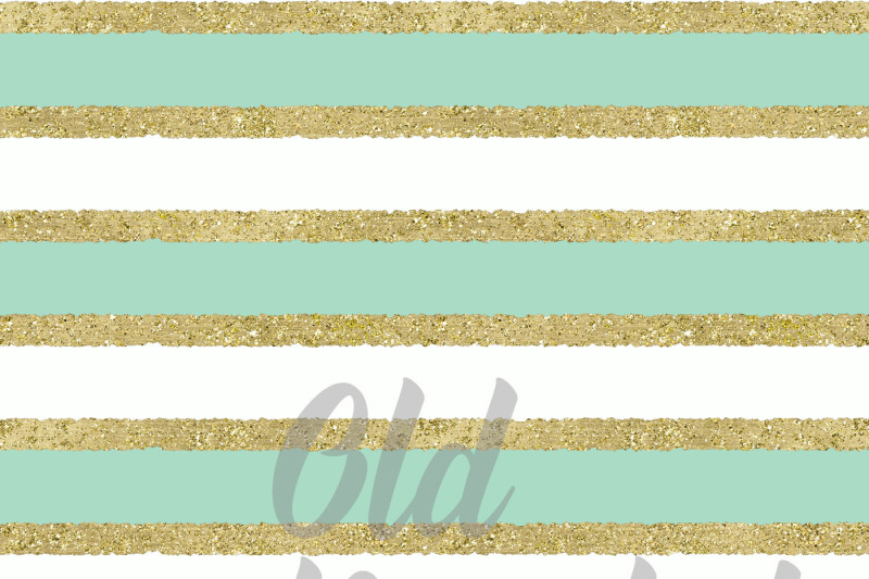 mint-and-gold-digital-papers