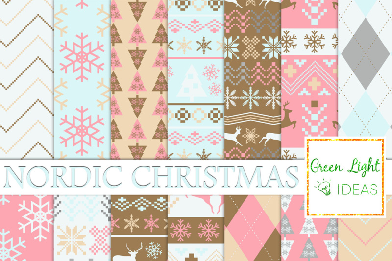 nordic-christmas-digital-papers-winter-backgrounds
