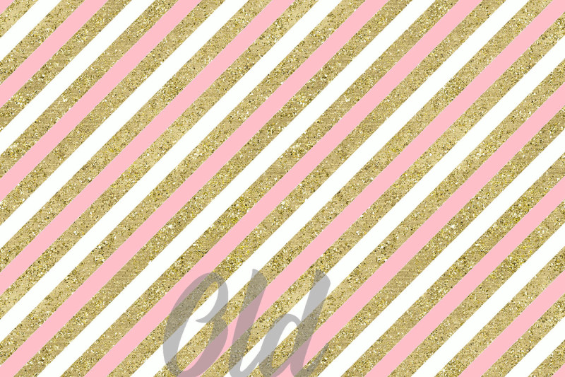 pink-and-gold-digital-papers