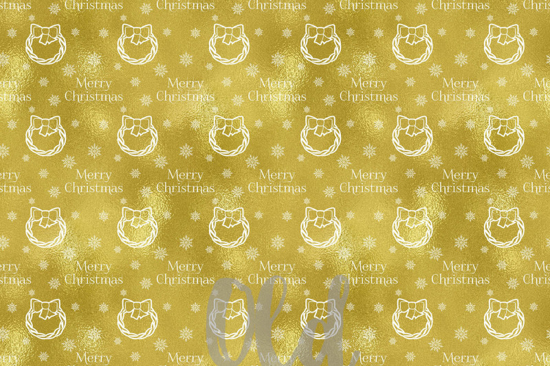christmas-gold-digital-papers