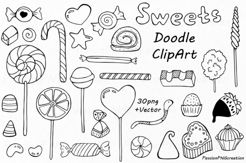 doodle-sweets-clipart