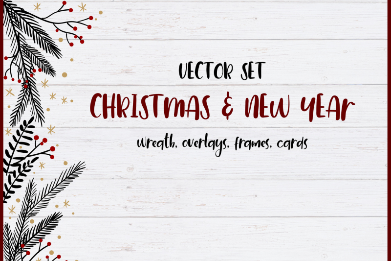 christmas-and-new-year-vector-set