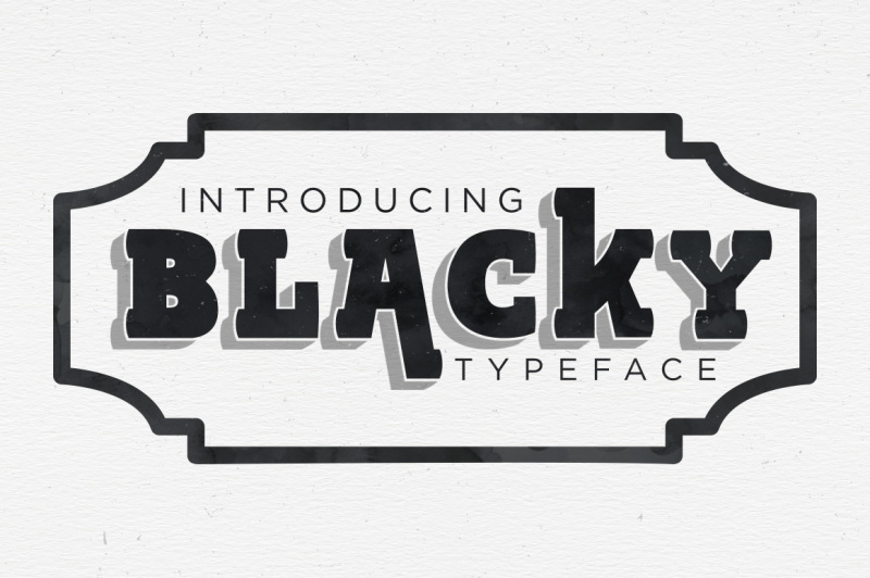 blacky-typeface
