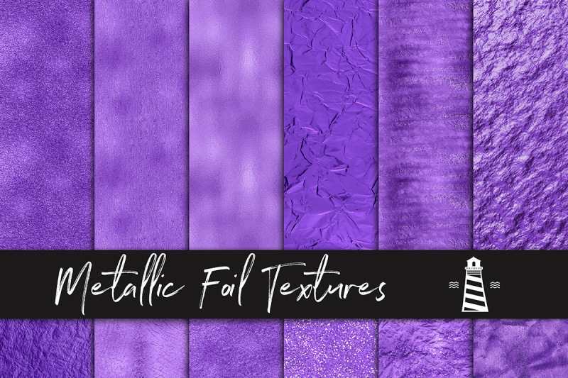 violet-metallic-foil-textures