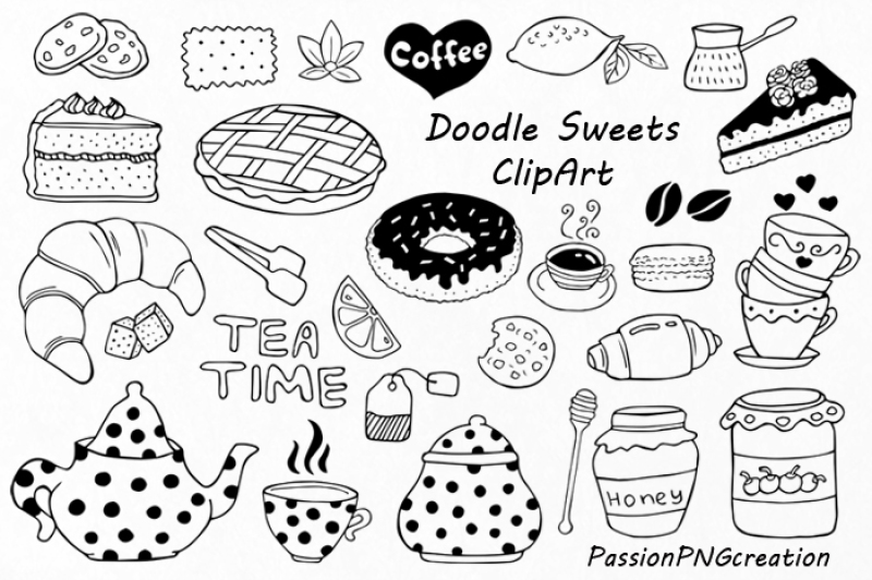 doodle-sweets-clipart-tea-time-clip-art-dessert-doodles