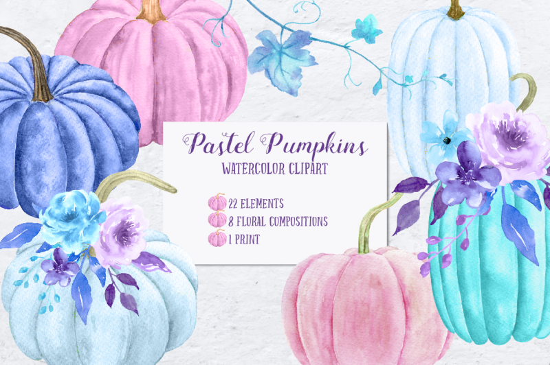 watercolor-pastel-pumpkins