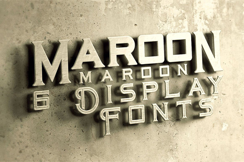 maroon-vintage-style-font