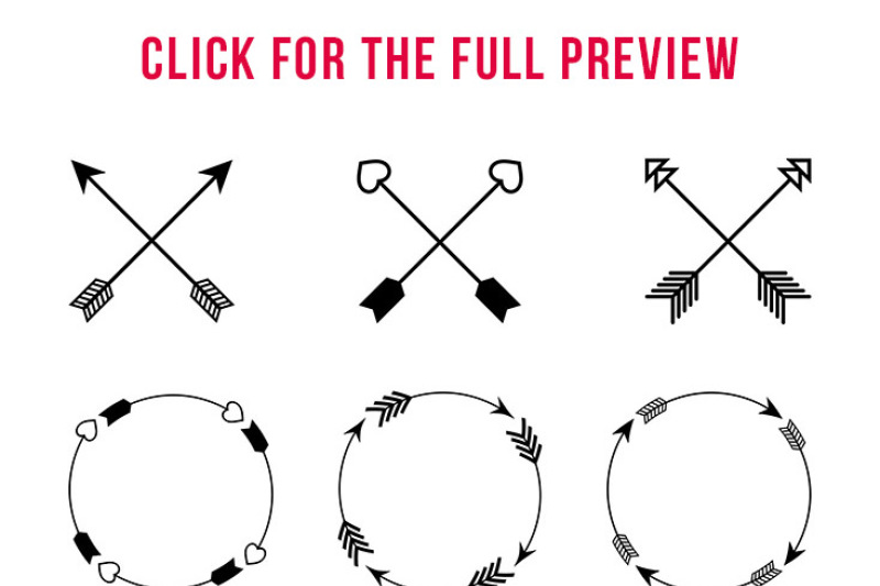 Download 90+ Arrows Clipart Mega Bundle, Tribal Arrow Clipart ...