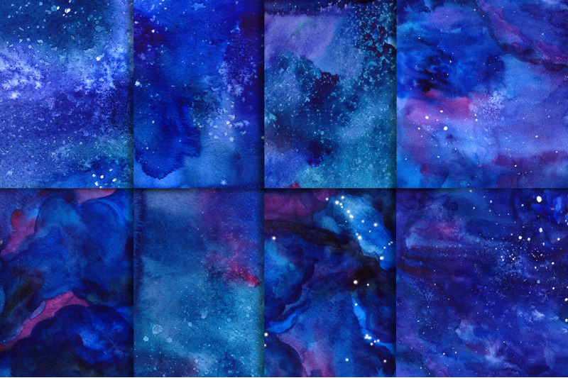 space-watercolor-textures