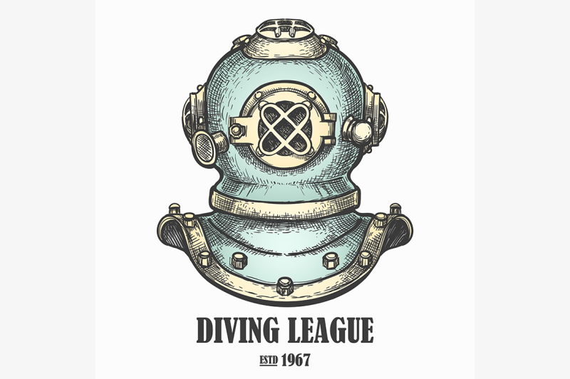 diving-helmet-drawn-in-vintage-style