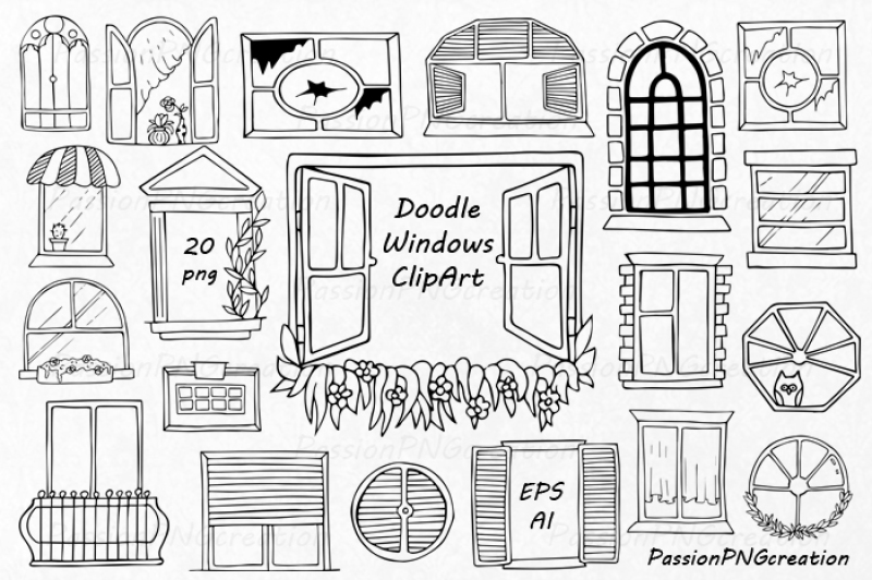 doodle-windows-clipart-hand-drawn-window