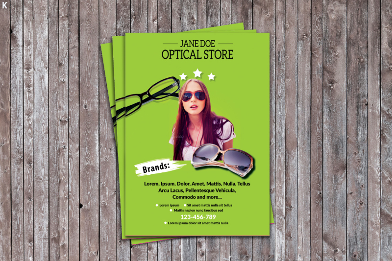optical-store-flyer-template