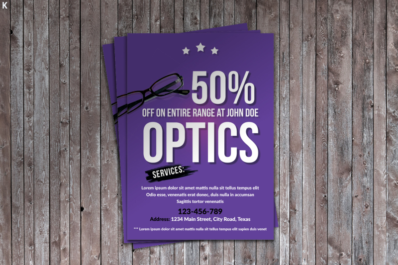 optical-store-flyer-template