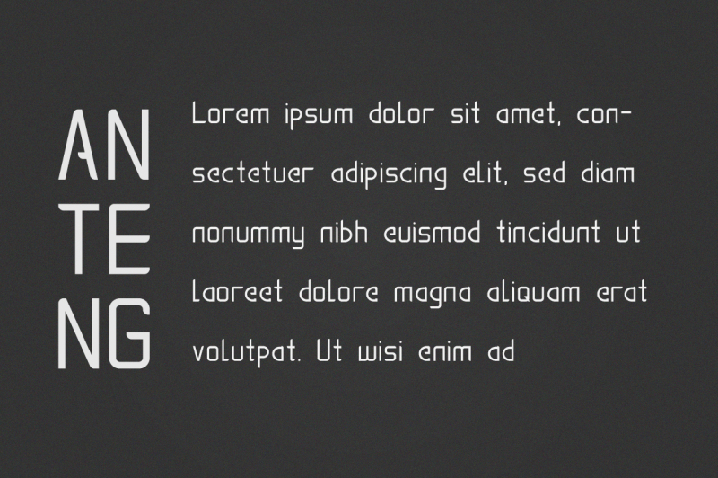 anteng-dual-width-font