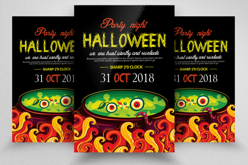10-halloween-flyers-bundle