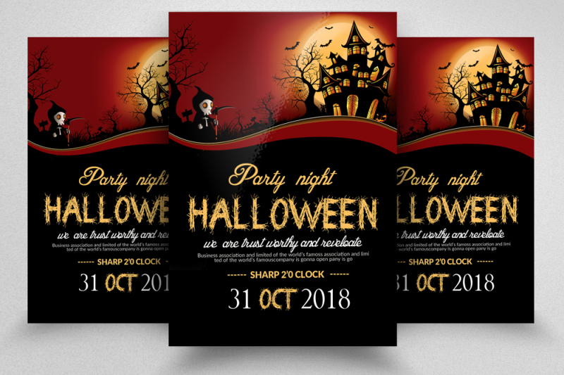 10-halloween-flyers-bundle