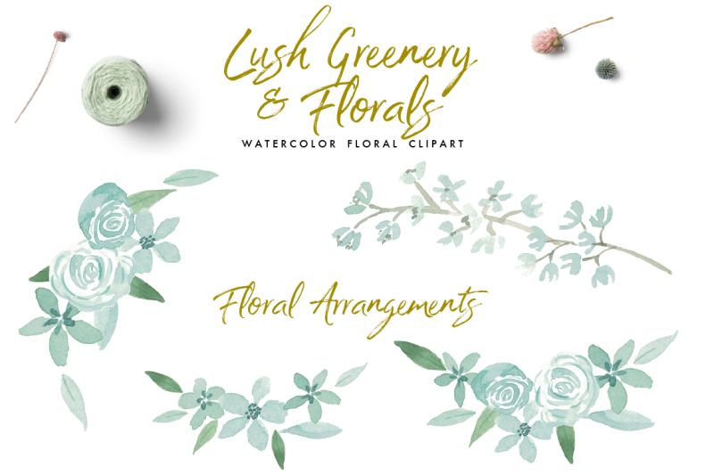 lush-greenery-and-florals-watercolor-set