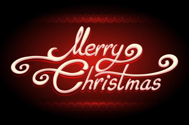 hand-written-merry-christmas-lettering-on-red-background